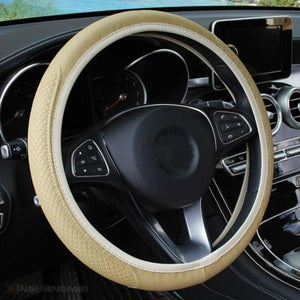 Universal Car Steering Wheel Cover Skid Proof Auto Car Steering Wheel Cover Auto Steering- Wheel Cover Microfiber Leather Viscose Breathable Anti-Slip Anti-Slip Embossing Leather Car-styling Car Accessories