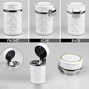 Universal LED Light Car Ashtray Cigarette Holder Car Accessories Portable Luxurious Design Ashtrays For Cars