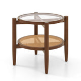 Modern Living Room Furniture Set: TV Stand + Sofa + Coffee Table + Side Table