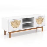 Bamboo Dining Bench Long Entryway Bench  Indoor Outdoor Solid Wood Bench-Natural