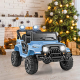 12V Kids Ride on Truck Car Powered Ride on Toy 3+ Years Old Kids Navy