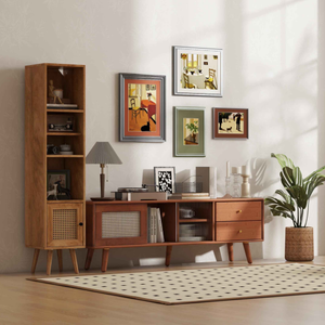 Living Room Bundle: TV Stand  Storage Cabinet and  Accent Chair