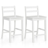 3-Piece Kitchen Furniture Set: Kitchen Island + 2 Bar Stools + Narrow Storage Cart