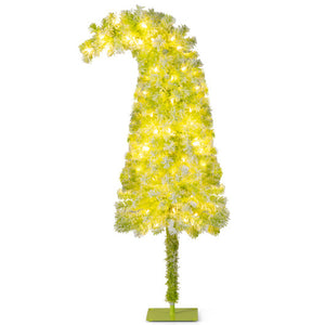 5/6/7 FT Whimsical Christmas Tree with Bendable Top and 216/290/366 Branch-5 FT