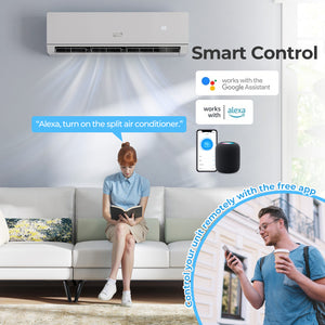 SEERXtreme Series 24000 BTU 25 SEER2 208-230V Mini Split Heat Pump Heating at -15°F WiFi Enabled