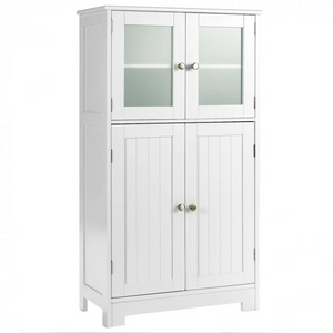 Laundry Room Bundle: 4-in-1 Storage Set Storage Cabinets and Rack Set