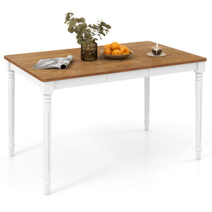 Kitchen Dining Set with Extendable Table  2 Rattan Accent Chairs and Kitchen Cabinet