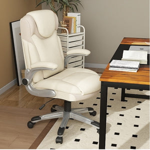 All-in-One Home Office Furniture Bundle – Ergonomic Chair  Spacious Desk  Multi-Drawer Cart  Bookshelf & Accent Chairs