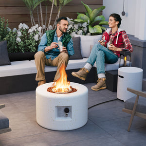 40 000 BTU Fire Pit Table Set with Hideaway Tank Holder
