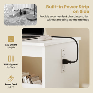Sewing Machine and Table Set with Charging Station Folding Craft Desk and Beginner Sewing Machine