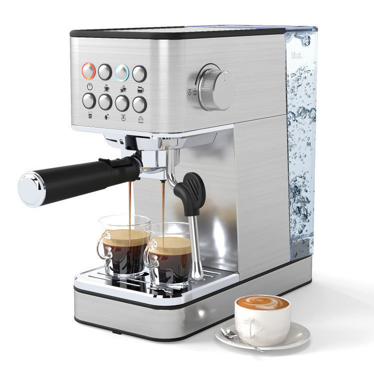 Home Espresso Coffee Station Set with Espresso Machine Grinder and Milk Frother
