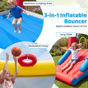 Inflatable Bounce House for Toddlers with Spacious Jumping Area(Without Blower)