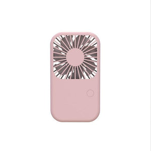 USB Mini Fan Portable Pocket Fan Cartoon Handheld Desktop Rechargeable Standing Fan Three Gear Wind Speed Regulation Battery Operated USB Small Fan with 3 Speeds for Home Office Car Outdoor Travel