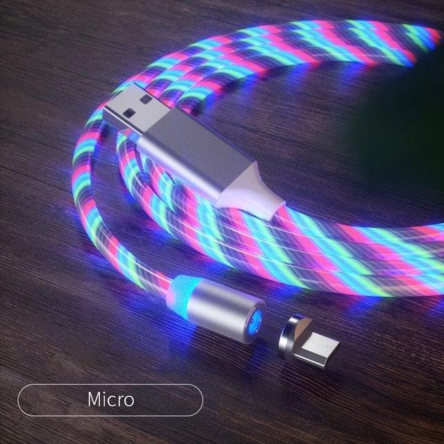 USB Phone  Magnet Phone Charger Cord Cable Car Phone Charger Mobile USB Magnetic Cable Micro USB Phones Cable Car Data Line Streamer Data Cable Fast Charging 360 Degree Magnetic USB Magnetic Cable Micro USB Magnet Phone Charger Cord
