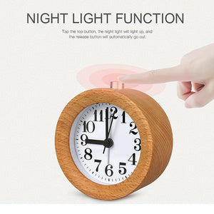 USB/AAA Powered LED Digital Clock Wooden Alarm Clock Table Clock Wooden Digital Alarm Clock with Wireless Charging 3 Alarms LED Display Sound Control and Snooze Dual for Bedroom Bedside Office Voice Control Electronic Clock Desktop Decor