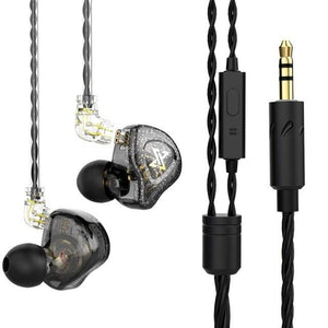 V5.0 HD Stereo Sound Sports Wireless Over-Ear Headphones with Mic, Passive Noise Cancelling Headsets, 9 Hours Battery for Gym Running QKZ AK6 MAX In-Ear Earphone Bass Stereo Earbuds Wired Headphones Noise Cancelling Waterproof Headsets with Microphone