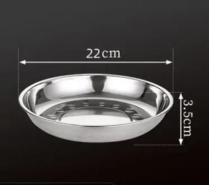 Stainless Steel Tableware Dinner Plate