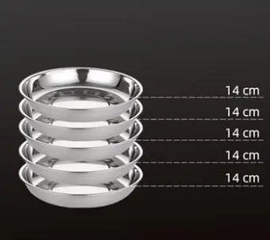 Stainless Steel Tableware Dinner Plate