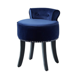 Taylor Velvet Vanity Stool