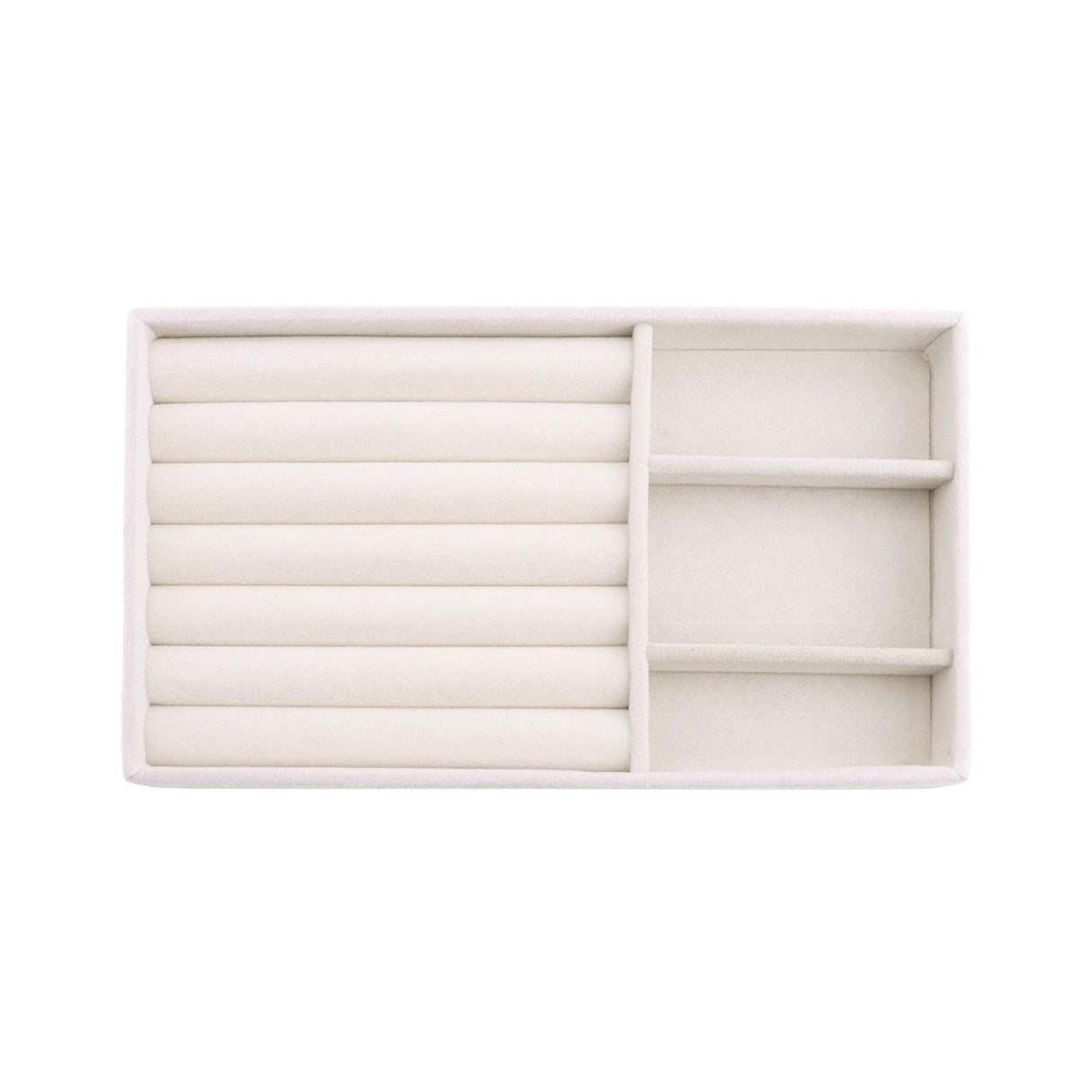Velvet Jewelry Box Display Tray Drawer Storage Jewelry Holder For Ring Earrings Necklace Bracelet Soft Velvet Organizer Case Velvet Display Holder for Earrings Ring Bracelet Necklace