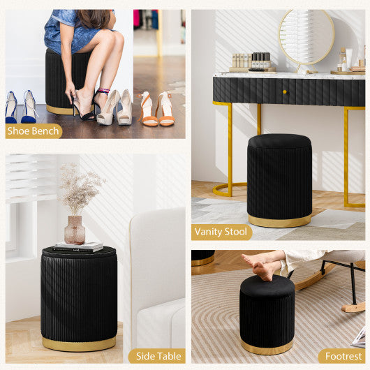 4 Pieces Patio Rattan Conversation Set with Tempered Glass Coffee Table-Beige