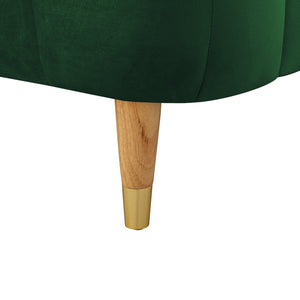 Misael Velvet Platform Bed