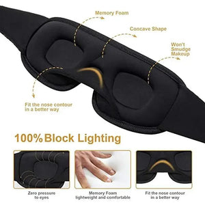 Vintage Blocking Light Sleeping Eye Mask Soft Padded Travel Shade Cover Cool Style Blindfold Eye Cover Sleep Mask Eye Patch For Men Women