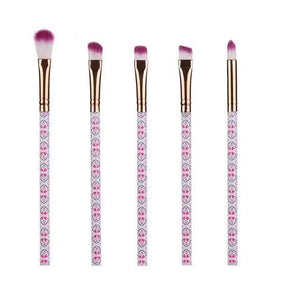 Vintage Style 5/10/15Pcs Makeup Brushes Set Powder Eye Shadow Foundation Blush Blending Make Up Brush Beauty Cosmetic Kit Tools