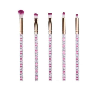 Vintage Style 5/10/15Pcs Makeup Brushes Set Powder Eye Shadow Foundation Blush Blending Make Up Brush Beauty Cosmetic Kit Tools