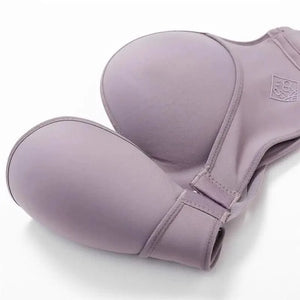 Vintage Style Front Closure Sexy Push Up Bra Women Invisible Bras Underwear Lingerie for Female Brassiere Strapless Seamless Bralette ABC Cup