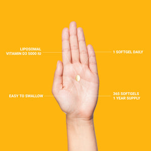 Liposomal Vitamin D3 5000 IU Softgels