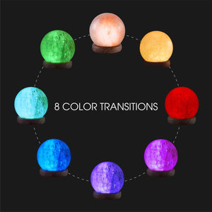 Amilia Round Salt Lamp