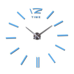 Wall Clock Watch Clocks 3D Frameless Wall Clock Large Stickers Wall Decoration for Living Room Bedroom 3D Acrylic Mirror Stickers Living Room Quartz Needle Europe