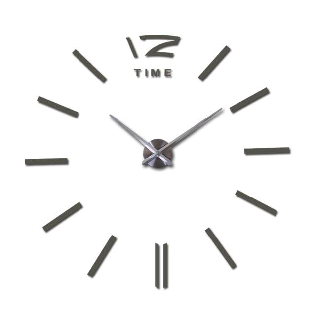 Wall Clock Watch Clocks 3D Frameless Wall Clock Large Stickers Wall Decoration for Living Room Bedroom 3D Acrylic Mirror Stickers Living Room Quartz Needle Europe