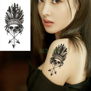 Waterproof Animal Temporary Tattoo Sticker Wolf Modern Tatoo Foot Neck Luxury Tattoos For Men Women