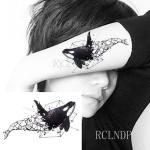 Waterproof Animal Temporary Tattoo Sticker Wolf Modern Tatoo Foot Neck Luxury Tattoos For Men Women