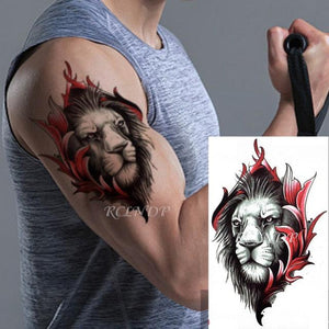 Waterproof Womens Temporary Sticker Tattoo Flower Rose Realistic Sketches For Arm Hand