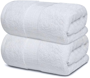 Resort Collection Soft Bath Sheets Towels Set of 2 Oversize Large 35x70 in