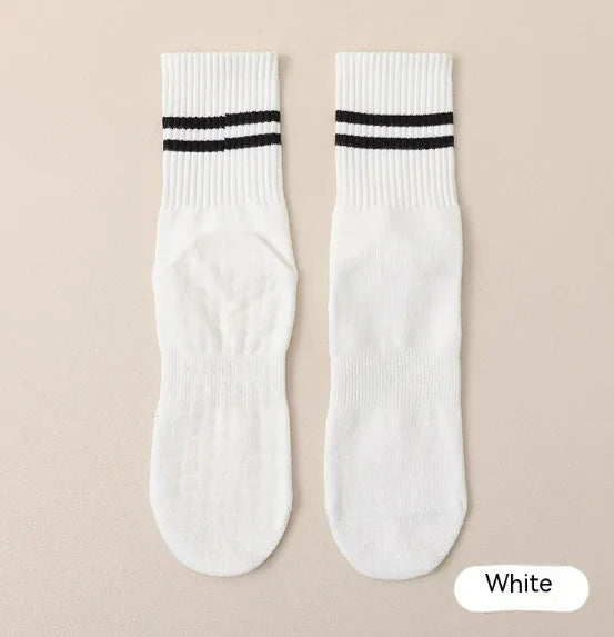 Mid-Calf Anti-Odor Non-Slip Silicone Indoor Socks