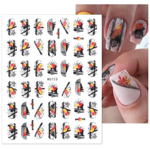 White Embossed Flower Lace 5D Sticker Decal Wedding Nail Art Designs Floral Flower Transfer Decal  Geometry  3D Wave Design Decoration for Women Girls Tape Nail Art Stickers Decal Decoration Geometry Transfer Decals Nail Art Decorations Decoration Decal