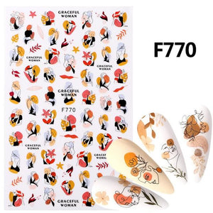White Embossed Flower Lace Sticker Decal Wedding Nail Art Designs Floral Butterfly Japanese Manicures Nail Decoration Metallic Curve Strip Line Nail Decal Self-Adhesive 3D Wave Design Decoration for Women Girls Adhesive Striping Tape Nail Art Stickers