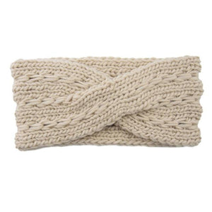 Wide Knitted Headband Bows Knotted Winter Women Turban Hair Accessories For Girls Lady Soft Knitting Winter Headbands Gorgeous Hair Accessories For Women