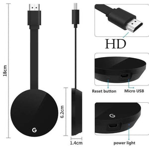 WiFi Wireless Dongle TV Stick HDMI Compatible HD 1080P Wireless TV Cast Display WiFi Display Dongle Receiver For Mobile Phones Cast To TV