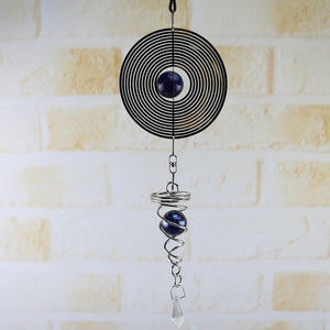 Wind Chimes Spinner Spiral Rotating Crystal Ball Wind-chime Church Yard Decor Gift For Garden Patio Balcony & Indoor Decor Photography Prop Best Decoration Thing Beautiful Looking Decor