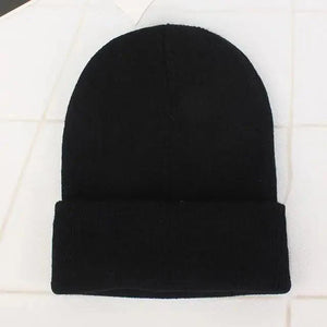 Winter Beanie Hats For Men And Women One Size Beanies Knitted Solid Cool Hat Girls Autumn Female Beanie Warm Comfortable Soft Casual Cap For Cold Weather