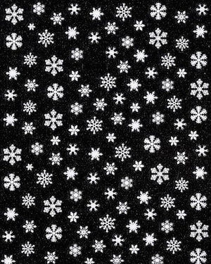 Winter Christmas Acrylic Engraved Nail Sticker Colorful Snow Design Decals Nail Water Slide Decals Nail Art Stickers Decals Christmas Snowflake Bronzing Christmas Slider Nail Art 3D Decals Decoration  Decals Snowflakes Elk Bear Christmas Xmas Stickers
