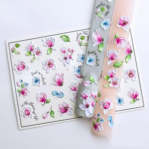 Winter Christmas Acrylic Engraved Nail Sticker Colorful Snow Design Decals Nail Water Slide Decals Nail Art Stickers Decals Christmas Snowflake Bronzing Christmas Slider Nail Art 3D Decals Decoration  Decals Snowflakes Elk Bear Christmas Xmas Stickers
