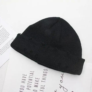 Winter Hat Women Knitted Fashion Warm Thick Hat Autumn Hip Hop Hole Beanies Unisex Basic Cap For Both Men Women Knitted Beanies Fashion Warm Hat
