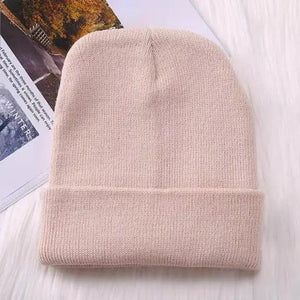 Winter Hats For Men Woman New Beanies Knitted Solid Cute Hat Girls Autumn Female Beanie Caps Warmer Stylish Ladies Casual Cap Outdoor Winter Adult Neutral Warm Hats Candy Color Knitted Woolen Hat for Women Men