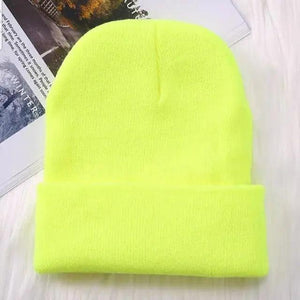 Winter Hats For Men Woman New Beanies Knitted Solid Cute Hat Girls Autumn Female Beanie Caps Warmer Stylish Ladies Casual Cap Outdoor Winter Adult Neutral Warm Hats Candy Color Knitted Woolen Hat for Women Men